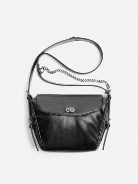 Zara CHAIN CROSSBODY BAG New!